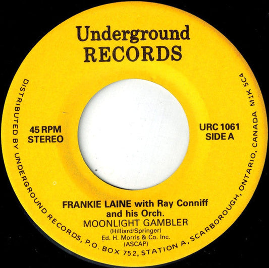 Frankie Laine With Ray Conniff &amp; His Orchestra / Ersel Hickey - Moonlight Gambler 40101