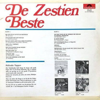 Various - De Zestien Beste (LP) 44859 Vinyl LP JUKEBOXSINGLES.NL   