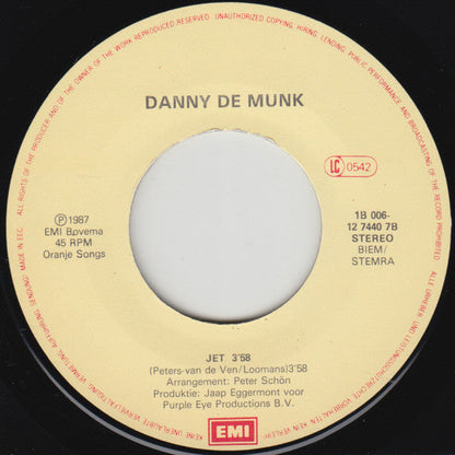 Danny de Munk - Als Jij Maar Bij Me Bent 34426 Vinyl Singles Vinyl Zeer Goed / Hoesje Goed "VINYLSINGLES.NL"