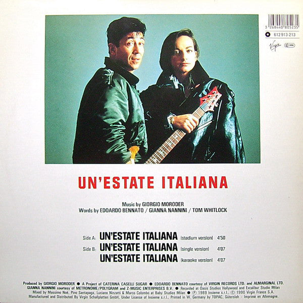 Edoardo Bennato - Gianna Nannini Un' Estate Italiana 14456
