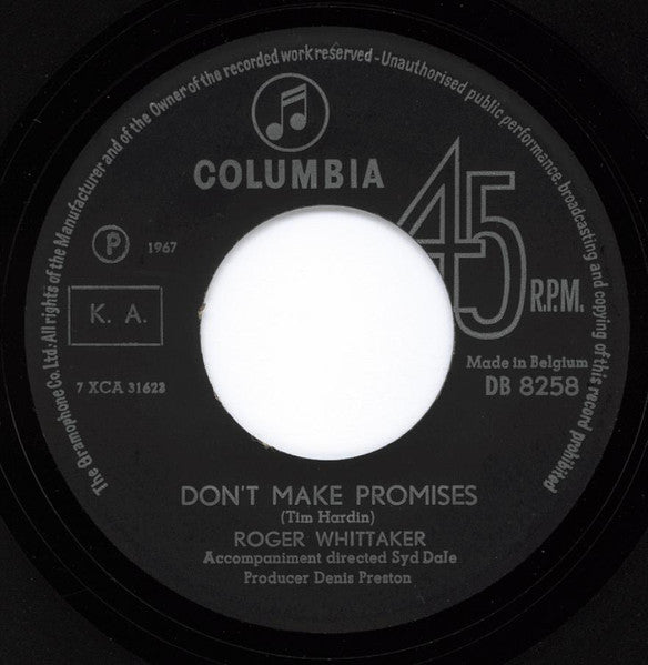 Roger Whittaker - Handful Of Dreams 32708
