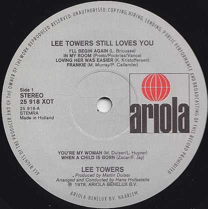 Lee Towers - Still Loves You (LP) 47011 Vinyl LP JUKEBOXSINGLES.NL   