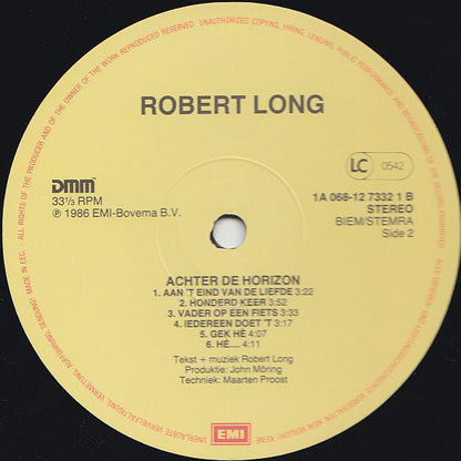 Robert Long - Achter De Horizon (LP) 45019 Vinyl LP JUKEBOXSINGLES.NL   