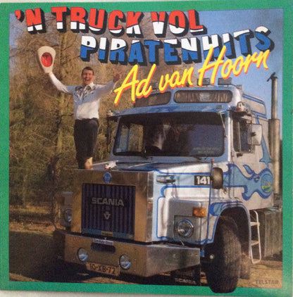 Ad van Hoorn - 'n Truck Vol Piratenhits (LP) Vinyl LP Vinyl Zeer Goed / Hoesje Goed "VINYLSINGLES.NL"