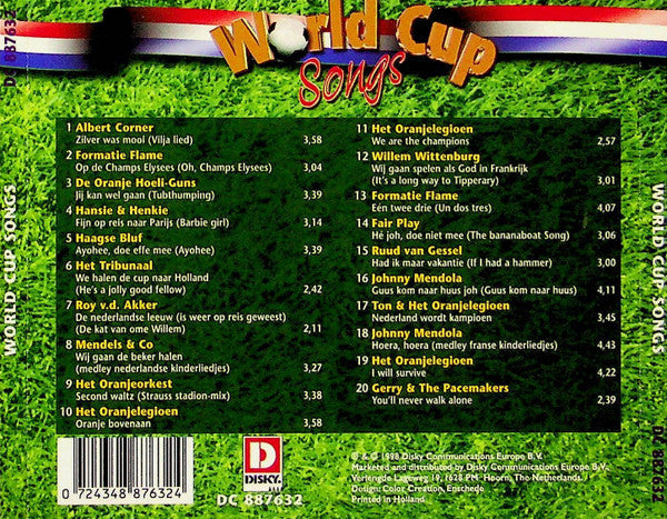 Various - World Cup Songs (CD) 70504 Compact Disc Goede Staat