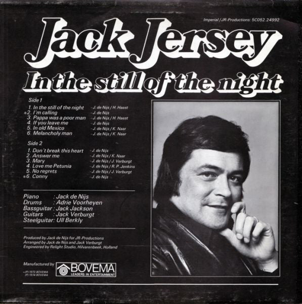 Jack Jersey - In The Still Of The Nigh (LP) 51496 Vinyl LP Vinyl Goed / Hoes Goed