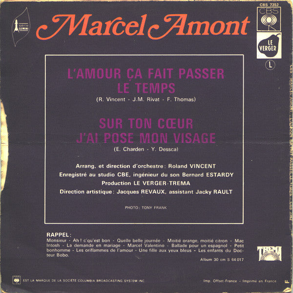 Marcel Amont - L'amour Ça Fait Passer Le Temps 37726