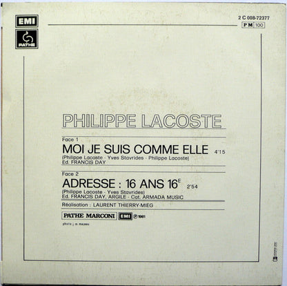 Philippe Lacoste – Moi, Je Suis Comme Elle 15199
