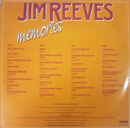 Jim Reeves – Memories (LP) 50472