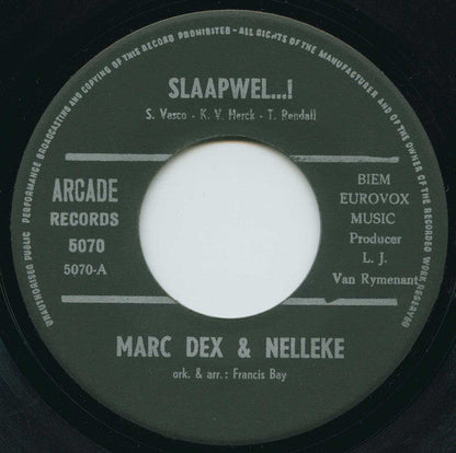 Nelleke, Marc Dex - Vergeef Het Mij! - Slaap Wel 30637 Vinyl Singles Vinyl Goed / Hoes Goed