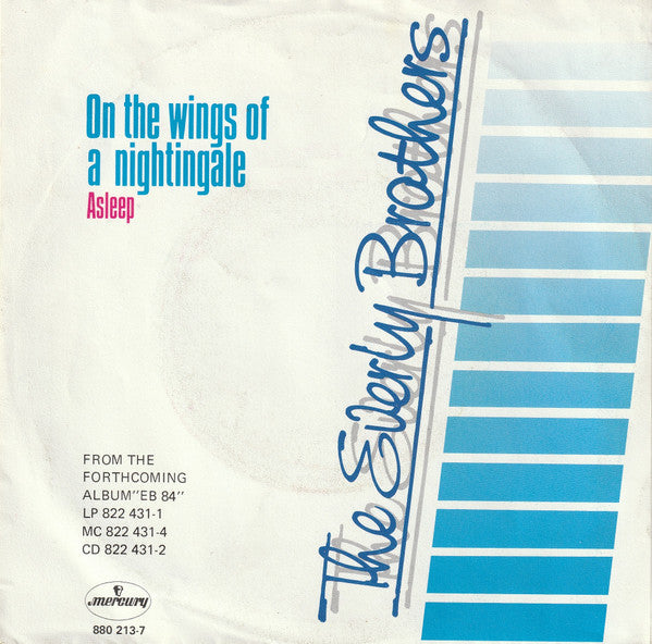 Everly Brothers - On The Wings Of A Nightingale Vinyl Singles Vinyl Zeer Goed / Hoesje Goed "VINYLSINGLES.NL"