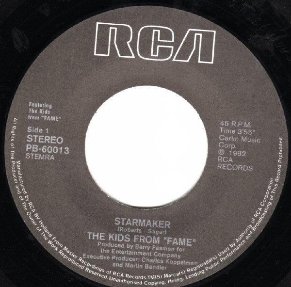 Kids From Fame - Starmaker 38739 Vinyl Singles Vinyl Goed / Hoes Goed