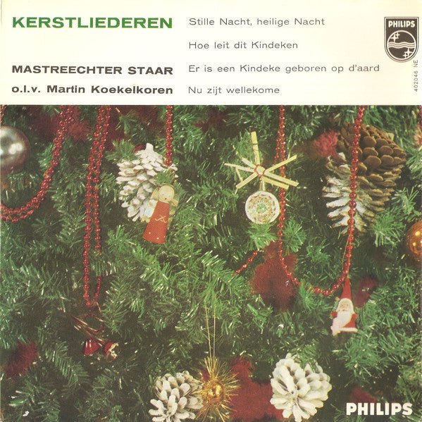 Mastreechter Staar - Kerstliederen 40712 Vinyl Singles EP Vinyl Goed / Hoes Goed