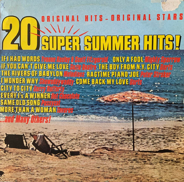 Various - 20 Super Summer Hits! (LP) 52082 Vinyl LP Vinyl Goed / Hoes Goed