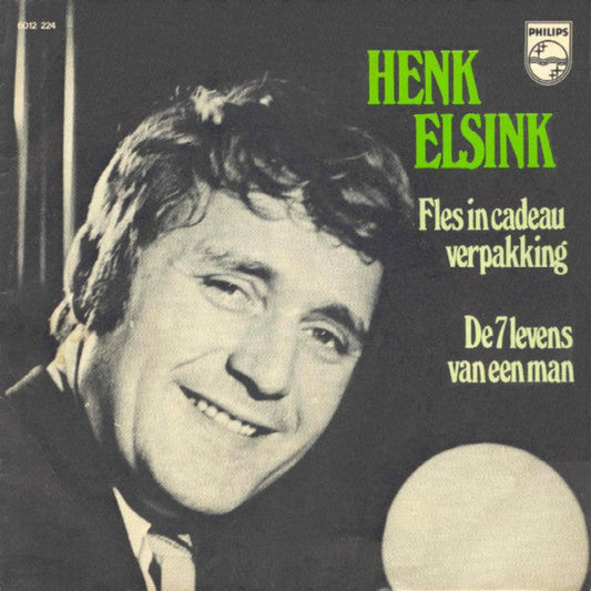 Henk Elsink - Fles In Cadeauverpakking Vinyl Singles Vinyl Zeer Goed / Hoesje Goed "VINYLSINGLES.NL"