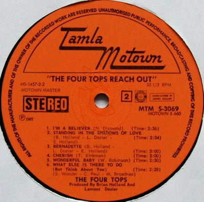 Four Tops – Four Tops Reach Out (LP) 49573