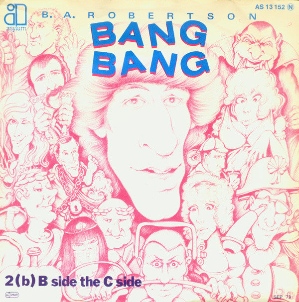 B.A. Robertson - Bang Bang 42048 Vinyl Singles Vinyl Zeer Goed / Hoesje Goed "VINYLSINGLES.NL"