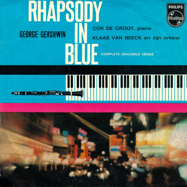 Cor de Groot, Klaas Van Beeck And His Orchestra - Rhapsody In Blue Vinyl Singles Vinyl Zeer Goed / Hoesje Goed "VINYLSINGLES.NL"