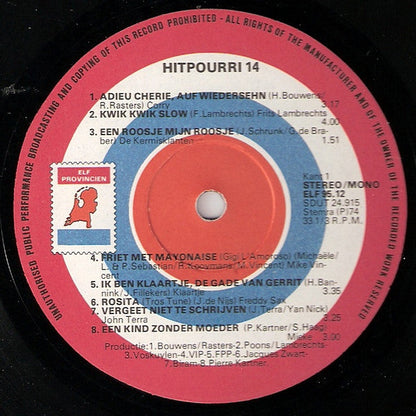 Various - Hitpourri 14 (LP) 40776 Vinyl LP JUKEBOXSINGLES.NL   