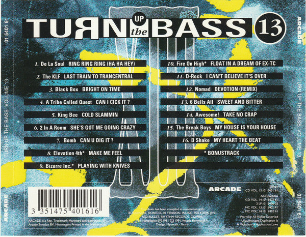 Various - Turn Up The Bass Volume 13 (CD) 70441 Compact Disc Goede Staat