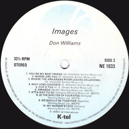 Don Williams - Images (LP) 49454 Vinyl LP JUKEBOXSINGLES.NL   