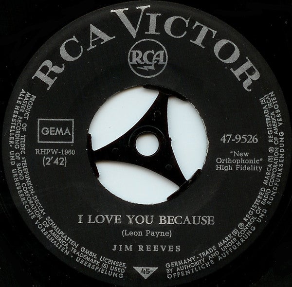 Jim Reeves - Ich liebe dich, weil 34979