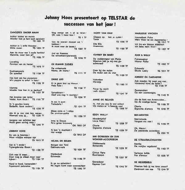 Zangeres Zonder Naam - Eduard En Helena 41323 Vinyl Singles Vinyl Goed / Hoes Goed