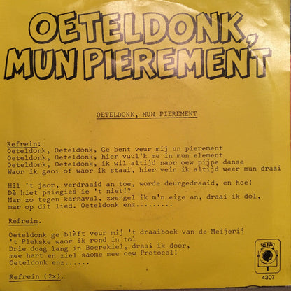 Spanier, MMV Federation Orchestra – Oeteldonk My Pierement 36291