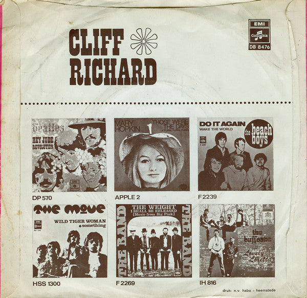 Cliff Richard - Marianne 08557 Vinyl Singles Vinyl Goed / Hoes Goed