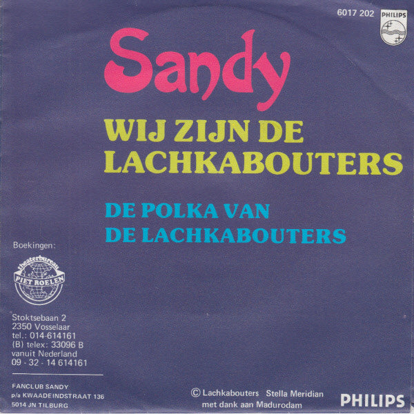 Sandy - Wij Zijn De Lachkabouters 43306 Vinyl Singles Vinyl Goed / Hoes Goed