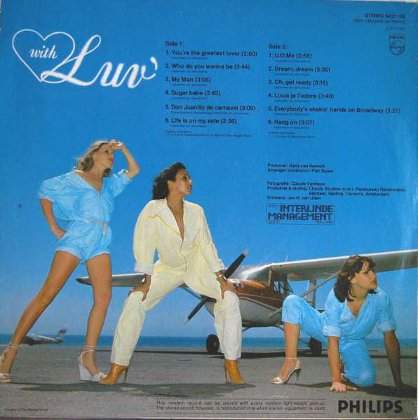 Luv' - With Luv' (LP) 48992 Vinyl LP JUKEBOXSINGLES.NL   