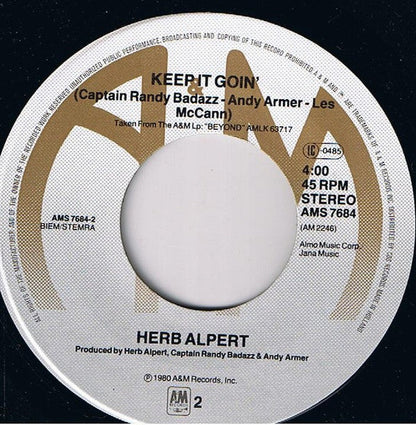 Herb Alpert - Beyond Vinyl Singles Vinyl Zeer Goed / Hoesje Generic "VINYLSINGLES.NL"