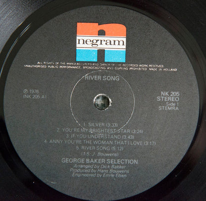 George Baker Selection - River Song (LP) Vinyl LP Vinyl Zeer Goed / Hoesje Goed "VINYLSINGLES.NL"