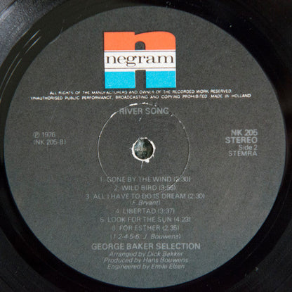 George Baker Selection - River Song (LP) Vinyl LP Vinyl Zeer Goed / Hoesje Goed "VINYLSINGLES.NL"