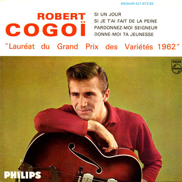 Robert Cogoi - Lauréat Du Grand Prix Des Variétés 1962 42425 Vinyl Singles EP Vinyl Goed / Hoes Goed