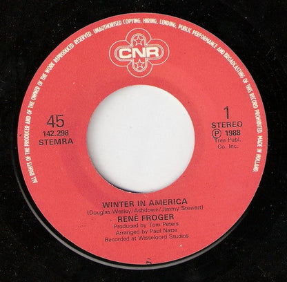 Rene Froger - Winter In America Vinyl Singles Vinyl Goed / Hoes Goed