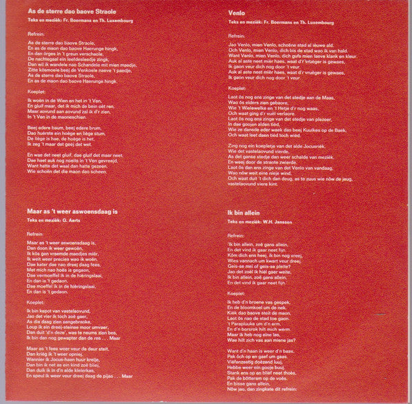 Jocus - Vastelaovund In Venlo 1977 05597 Vinyl Singles EP Vinyl Goed / Hoes Goed