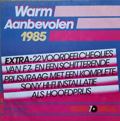 Various - Warm Aanbevolen 1985 (LP) Vinyl LP Vinyl Goed / Hoes Goed