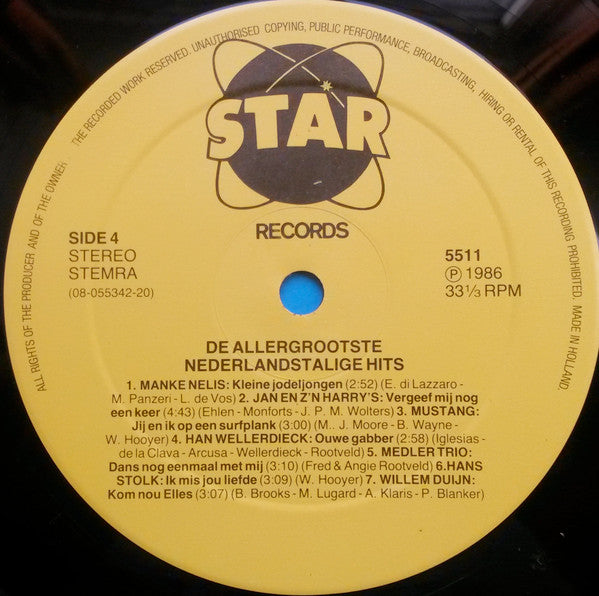 Various - Nederlandstalige Hits Van 1986 (LP) 50628 Vinyl LP Dubbel JUKEBOXSINGLES.NL   