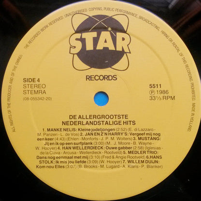 Various - Nederlandstalige Hits Van 1986 (LP) 50628 Vinyl LP Dubbel JUKEBOXSINGLES.NL   