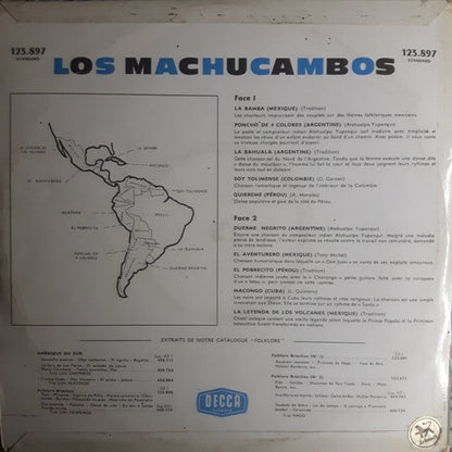 Los Machucambos - Los Machucambos (10") 52112 Vinyl LP 10" Vinyl Goed / Hoes Goed