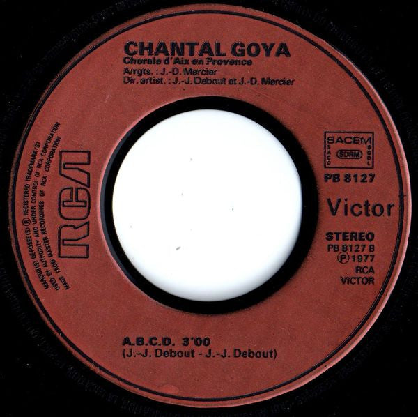 Chantal Goya - Un Lapin 31492 Vinyl Singles Vinyl Zeer Goed / Hoesje Goed "VINYLSINGLES.NL"