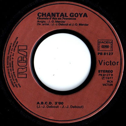 Chantal Goya - Un Lapin 31492 Vinyl Singles Vinyl Zeer Goed / Hoesje Goed "VINYLSINGLES.NL"