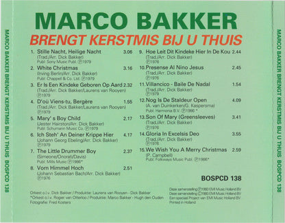 Marco Bakker - Brengt Kerstmis Bij U Thuis (CD) 70863 Compact Disc Goede Staat
