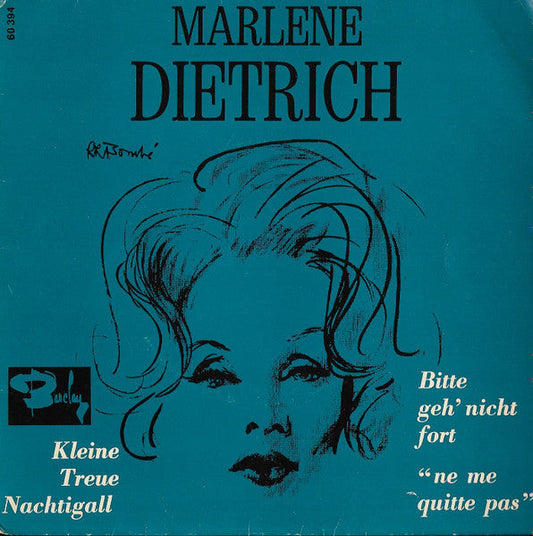 Marlene Dietrich - Bitte Geh' Nicht Fort 41441 Vinyl Singles Vinyl Goed / Hoes Goed