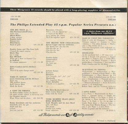 Norman Luboff Choir - Dream 33709 Vinyl Singles Vinyl Goed / Hoes Goed