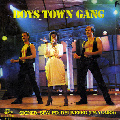 Boys Town Gang - Signed Sealed Delivered 45542 Vinyl Singles Vinyl Zeer Goed / Hoesje Goed "VINYLSINGLES.NL"