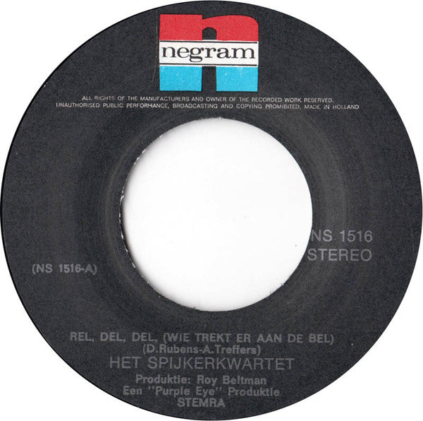 Spijkerk Quartett – Rel, Del, Del (Who's Ringing the Bell) 31924