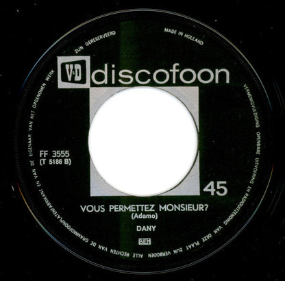 Dany / Jean Paul - Vous Permettez Monsieur / Tombe La Neige 13726