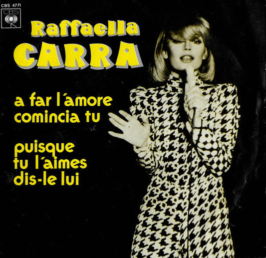 Raffaella Carrà - A Far L'Amore Comincia Tu 41702 Vinyl Singles Vinyl Goed / Hoes Goed
